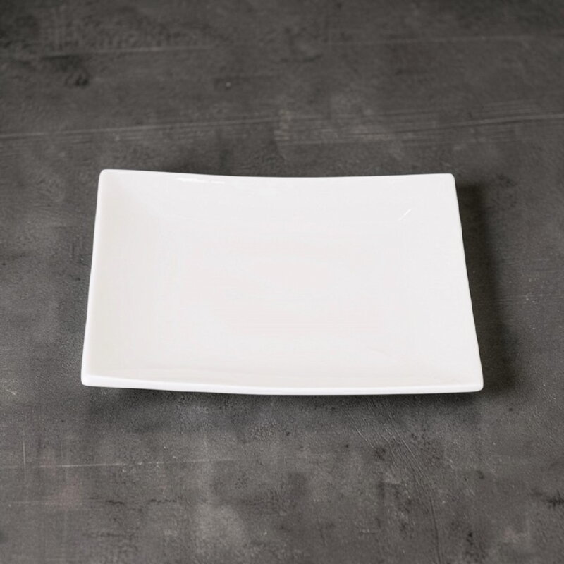 Biała porcelanowa taca 20,5x20,5cm