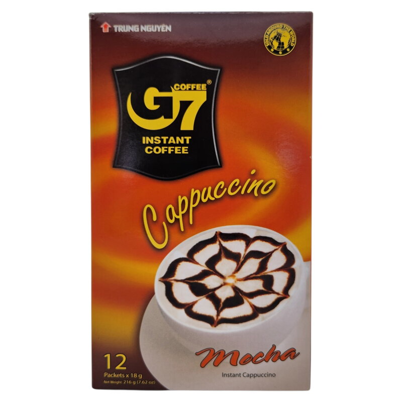 Kawa rozpuszczalna G7 Cappuccino Trung Nguyen Mocha 216g