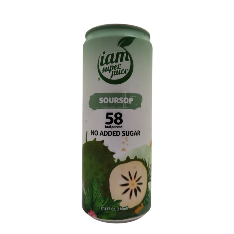 Orzeźwiający napój z gravioli IAM Soursop 330ml