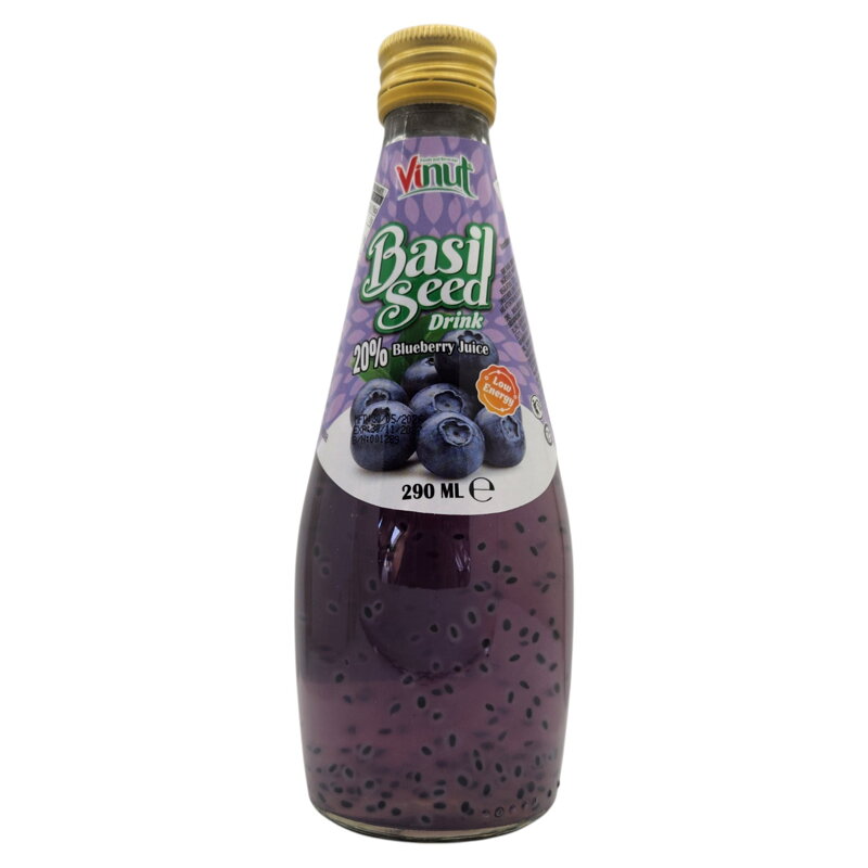 Napój z nasionami bazylii i borówką VINUT 290ml