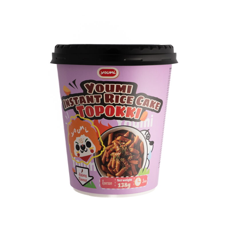 Ciastka ryżowe Topokki Jjajang cup Youmi 138g
