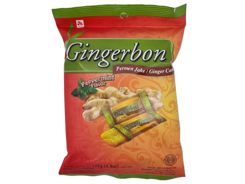 Cukierki imbirowo-miętowe 125g