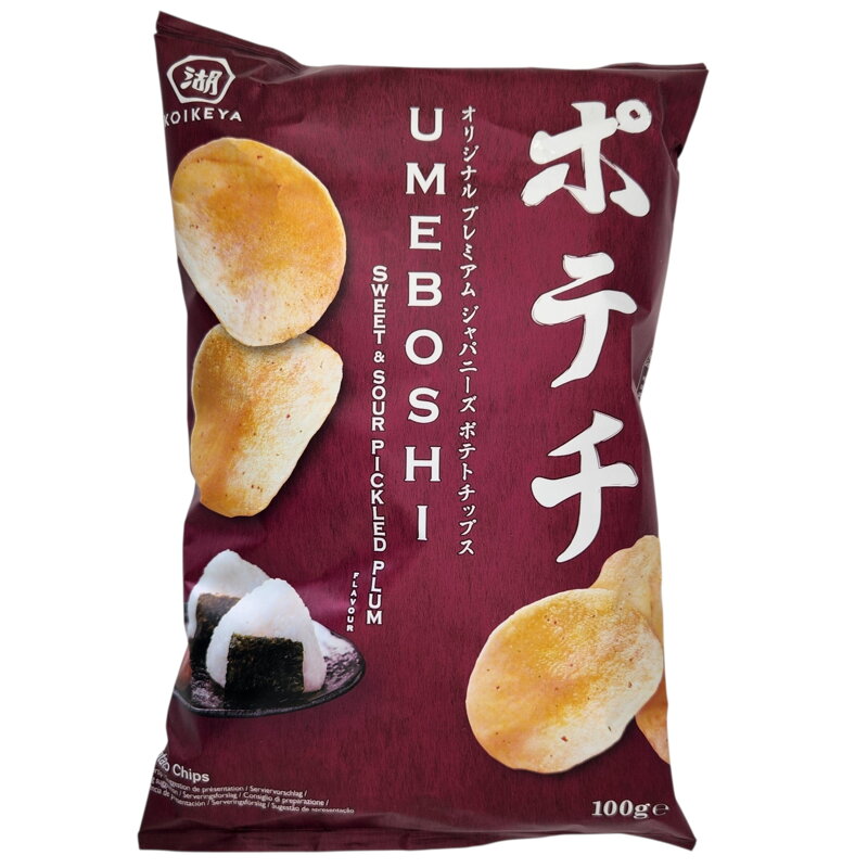 Chipsy ziemniaczane o smaku marynowanej śliwki KOIKEYA 100g