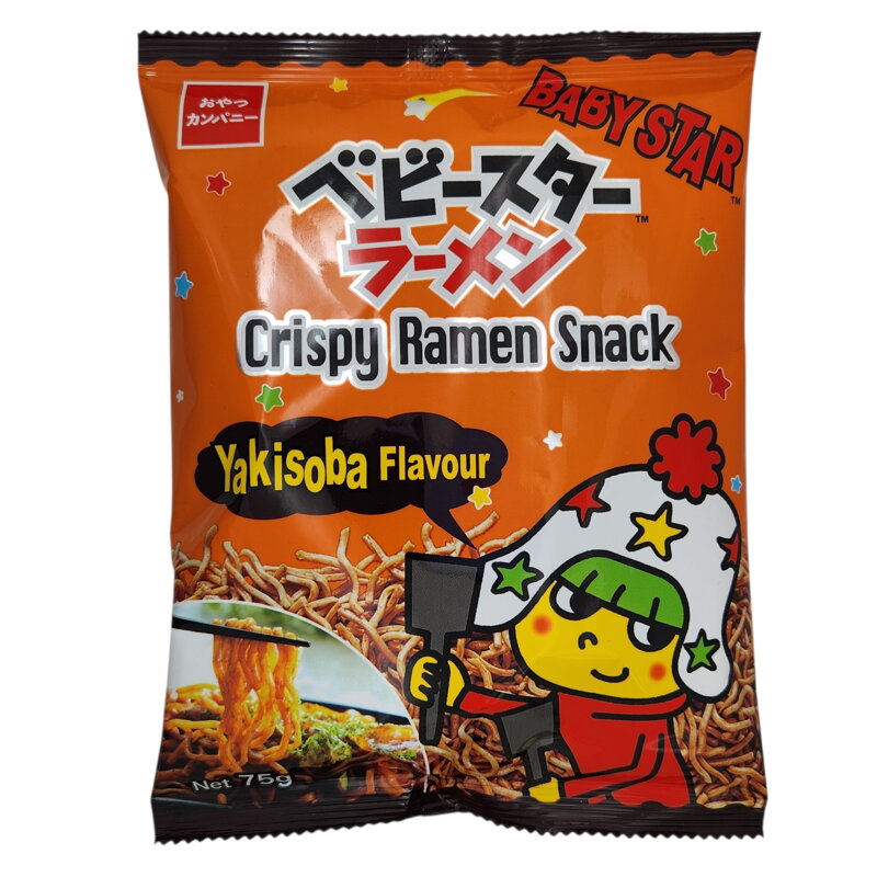 Chrupiąca przekąska Ramen Yakisoba BABY STAR 75g