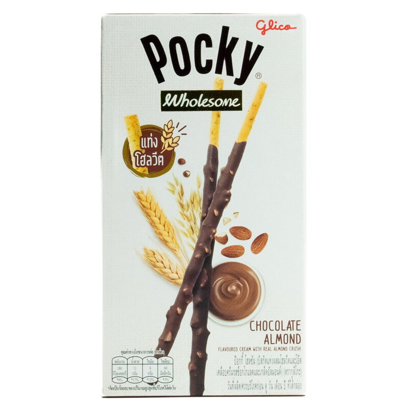 Batoniki owsiane Pocky czekoladowo-migdałowe GLICO 36g