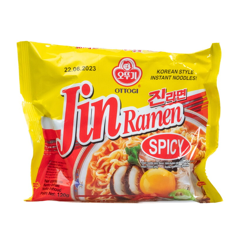 Jin noodles Ramyun ostry 120g
