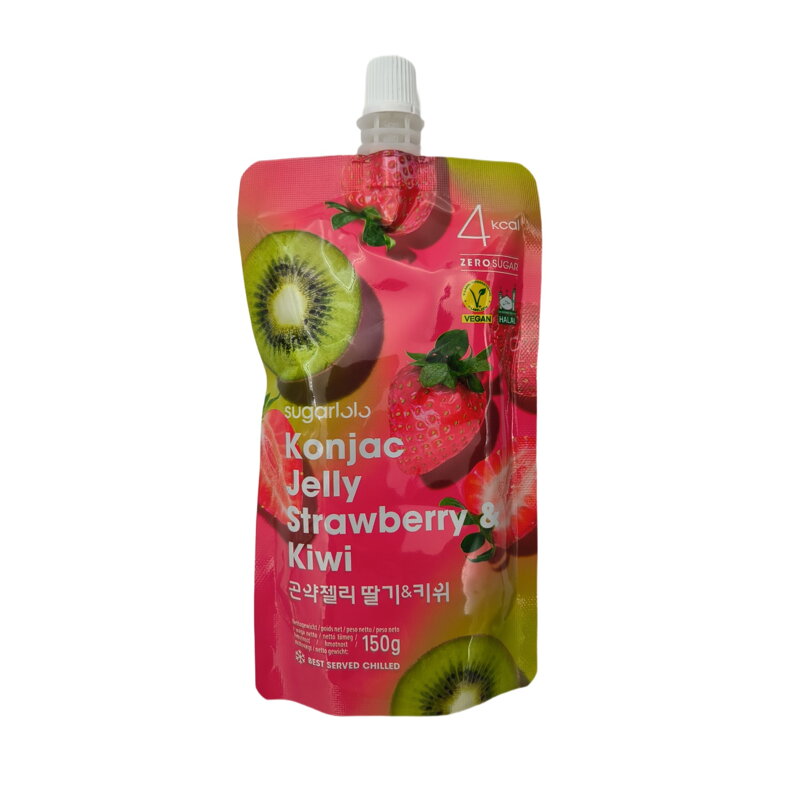Galaretka Konjac Truskawka & Kiwi 150g