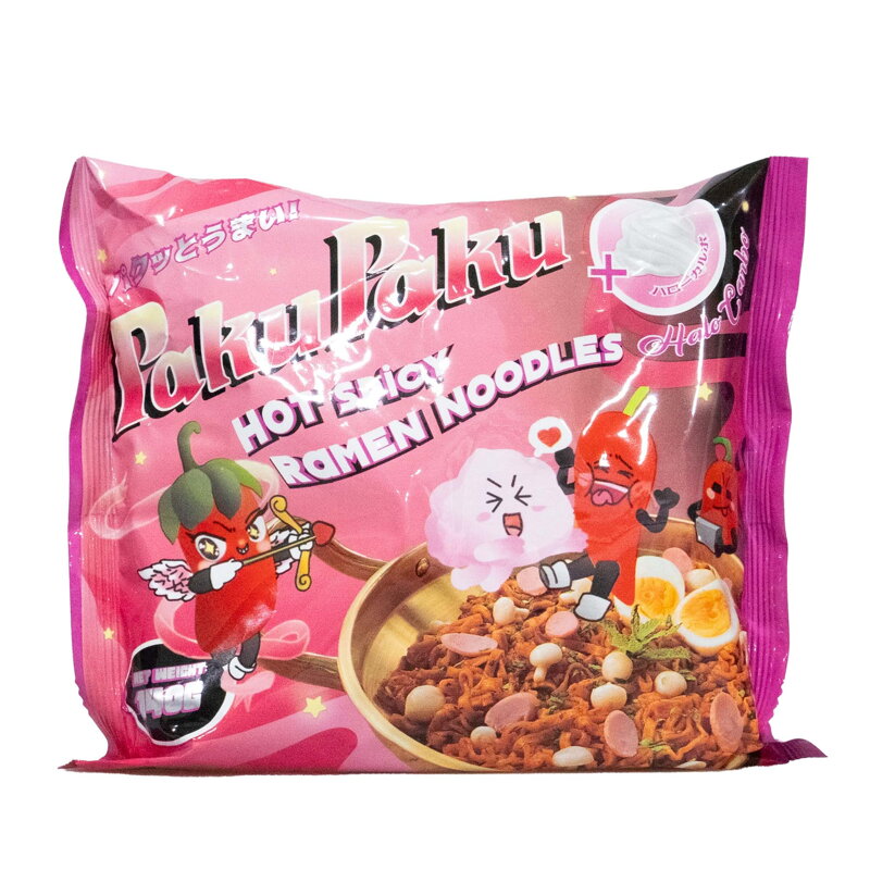 Ostry makaron Carbo PakuPaku 140 g Ostry makaron Carbo PakuPaku 140 g