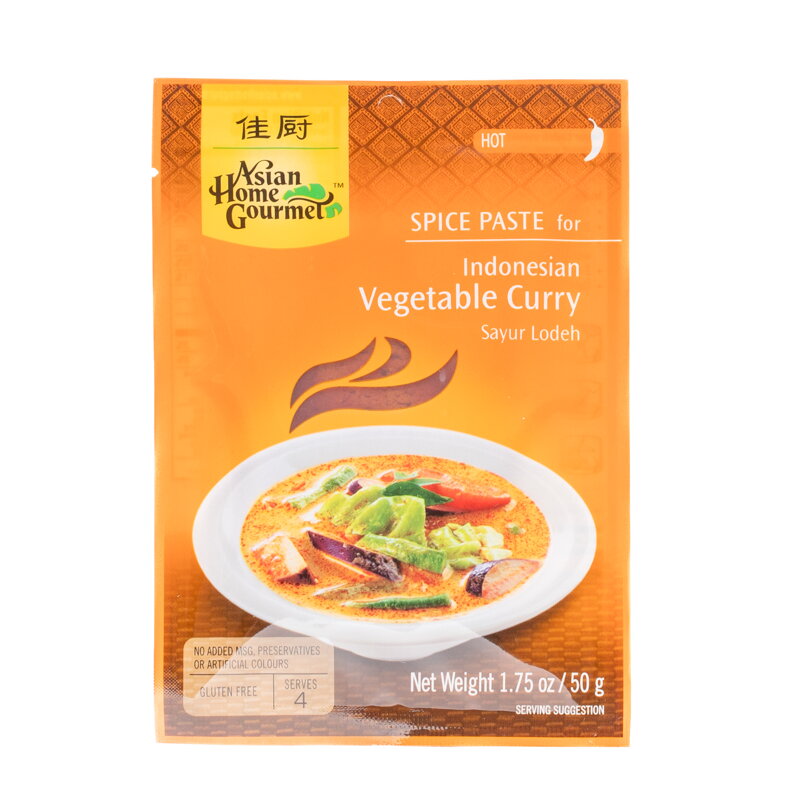 Makaron na ciepło z indonezyjskim curry warzywnym AHG 50g