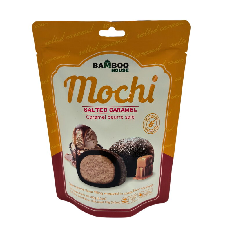 Ciasteczka ryżowe Mochi Słony karmel 180g