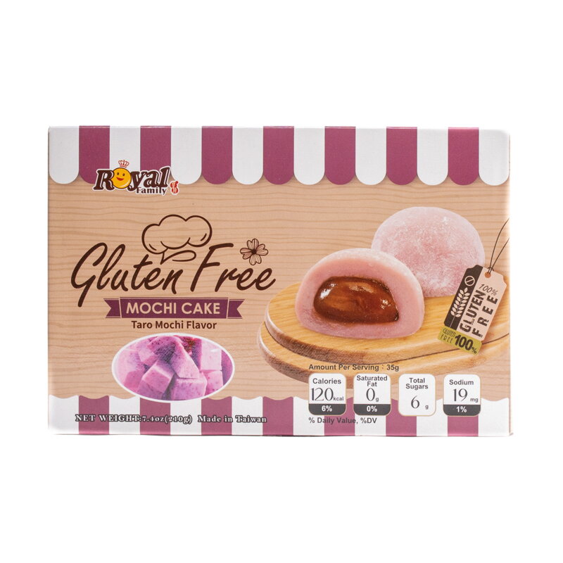 Ciastka ryżowe Mochi Taro bezglutenowe 210g Ciastka ryżowe Mochi Taro bezglutenowe 210g