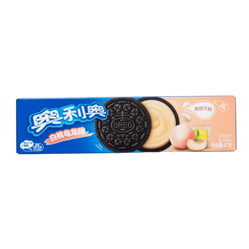 Ciasteczka Oreo z brzoskwinią i herbatą Oolong 97 g Ciasteczka Oreo z brzoskwinią i herbatą Oolong 97 g