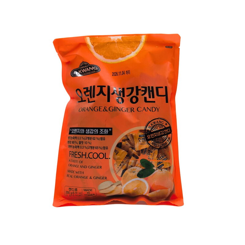 Cukierki imbirowo-pomarańczowe 250g Cukierki imbirowo-pomarańczowe 250g