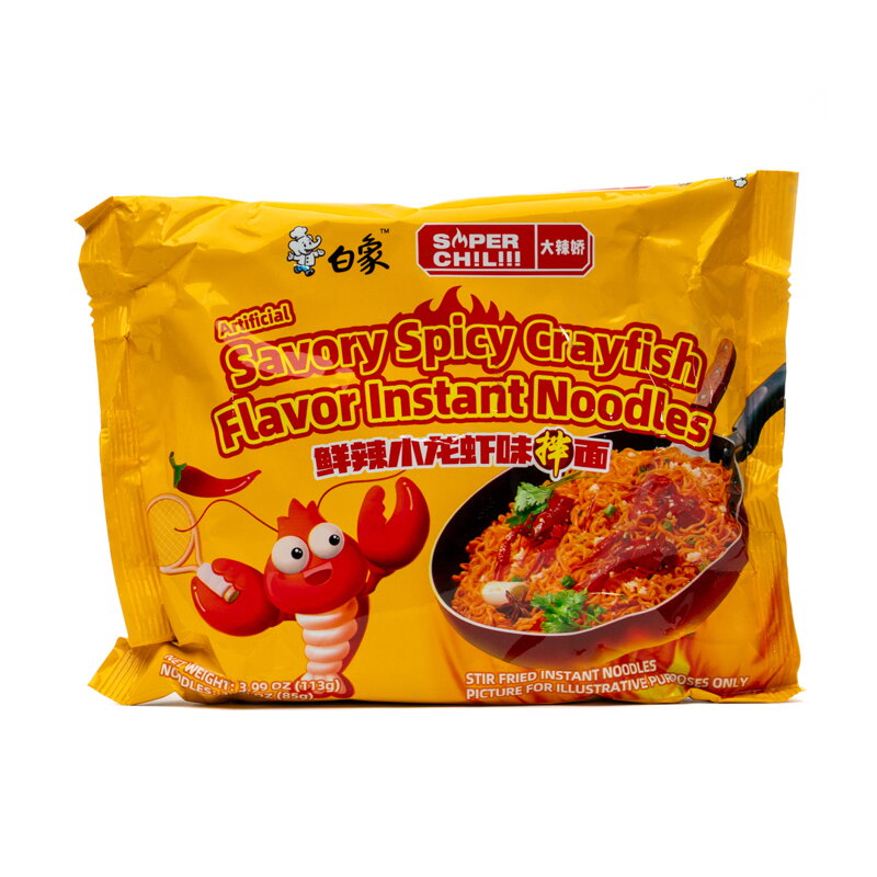 Makaron o smaku raka BAIXIANG 113 g