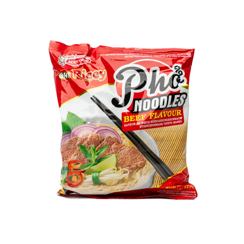 Zupa wołowa z makaronem ryżowym 70g